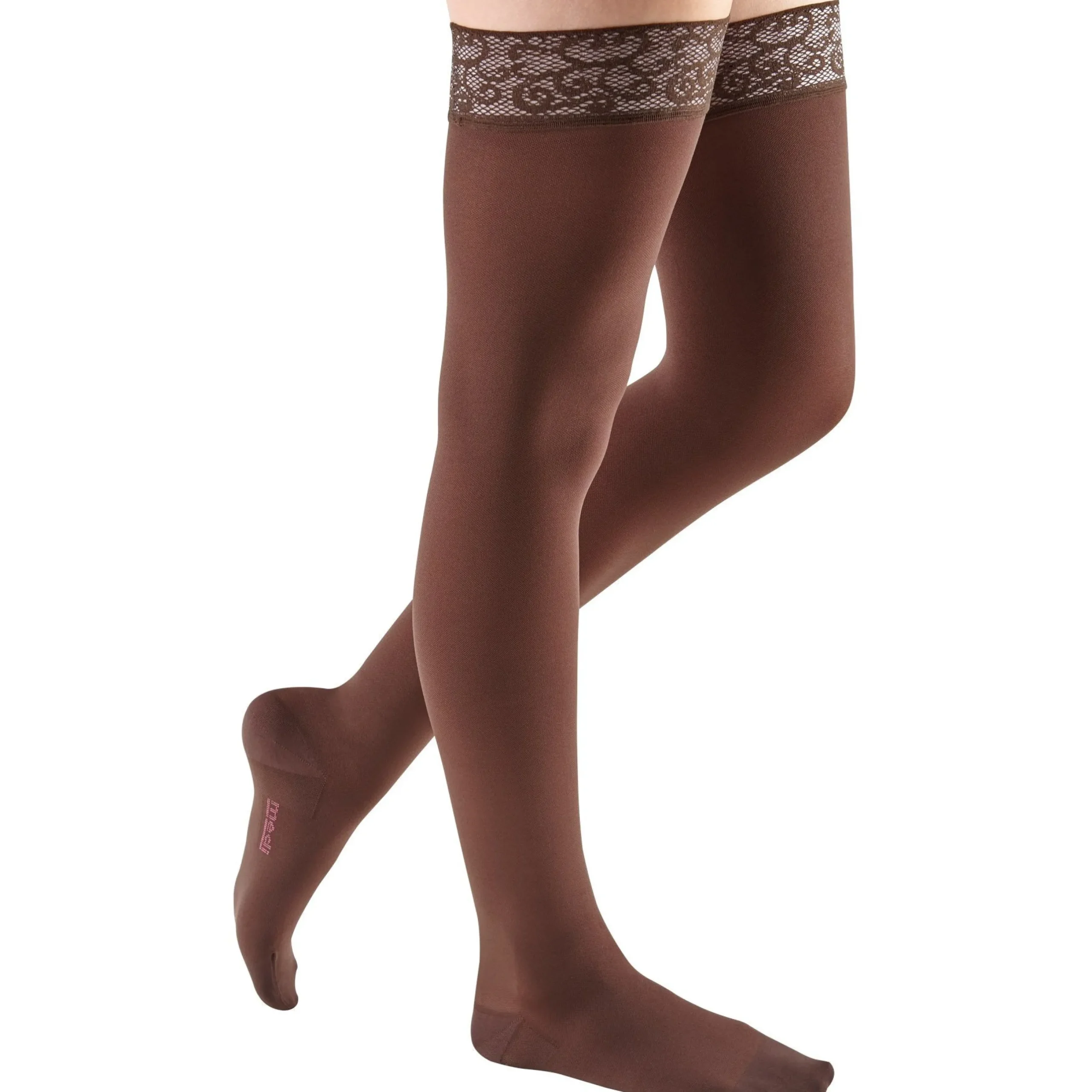 Mediven Comfort Thigh High 30-40 mmHg w/ Lace Silicone Top Band