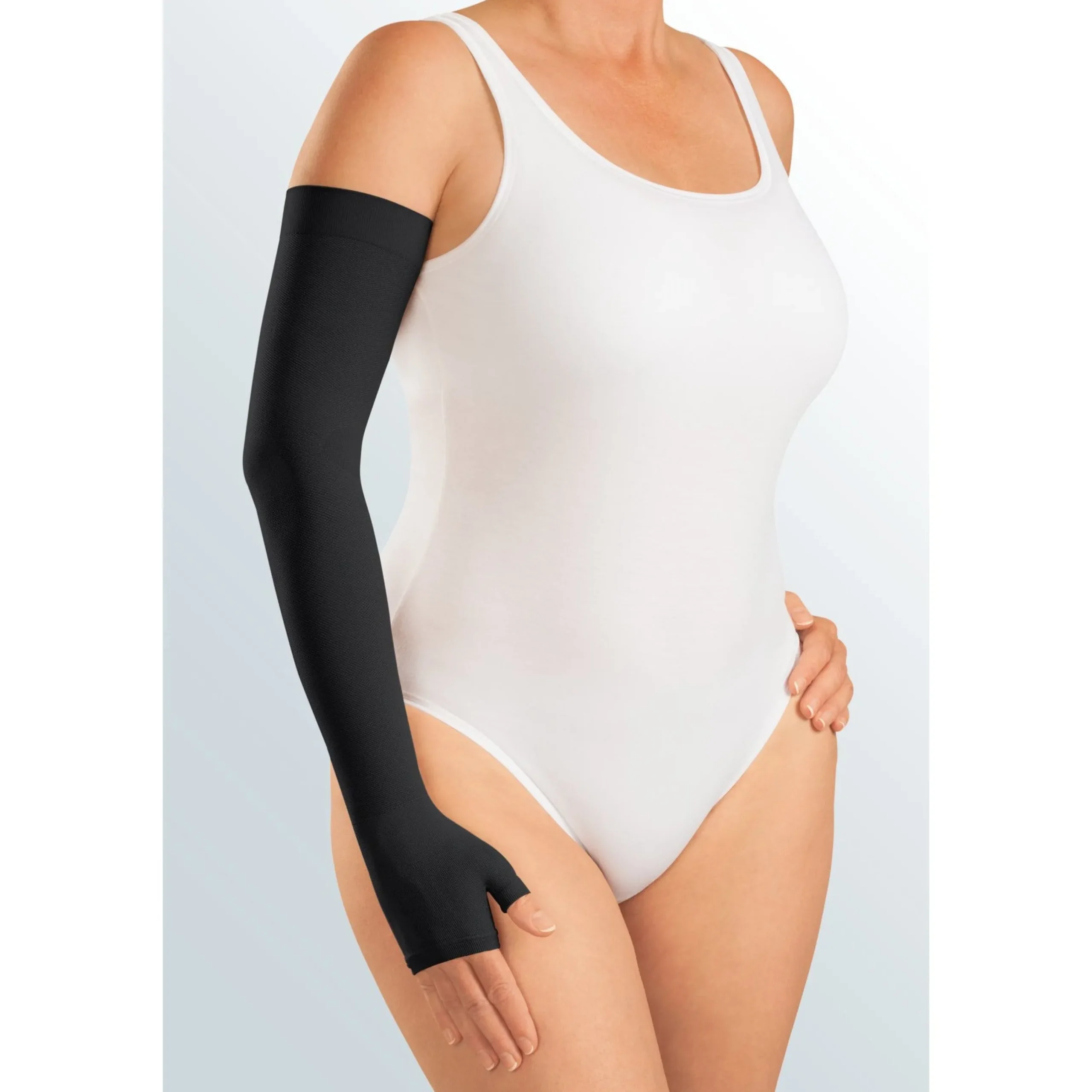 Mediven Harmony Armsleeve 30-40 mmHg w/ Gauntlet and Beaded Silicone Top Band