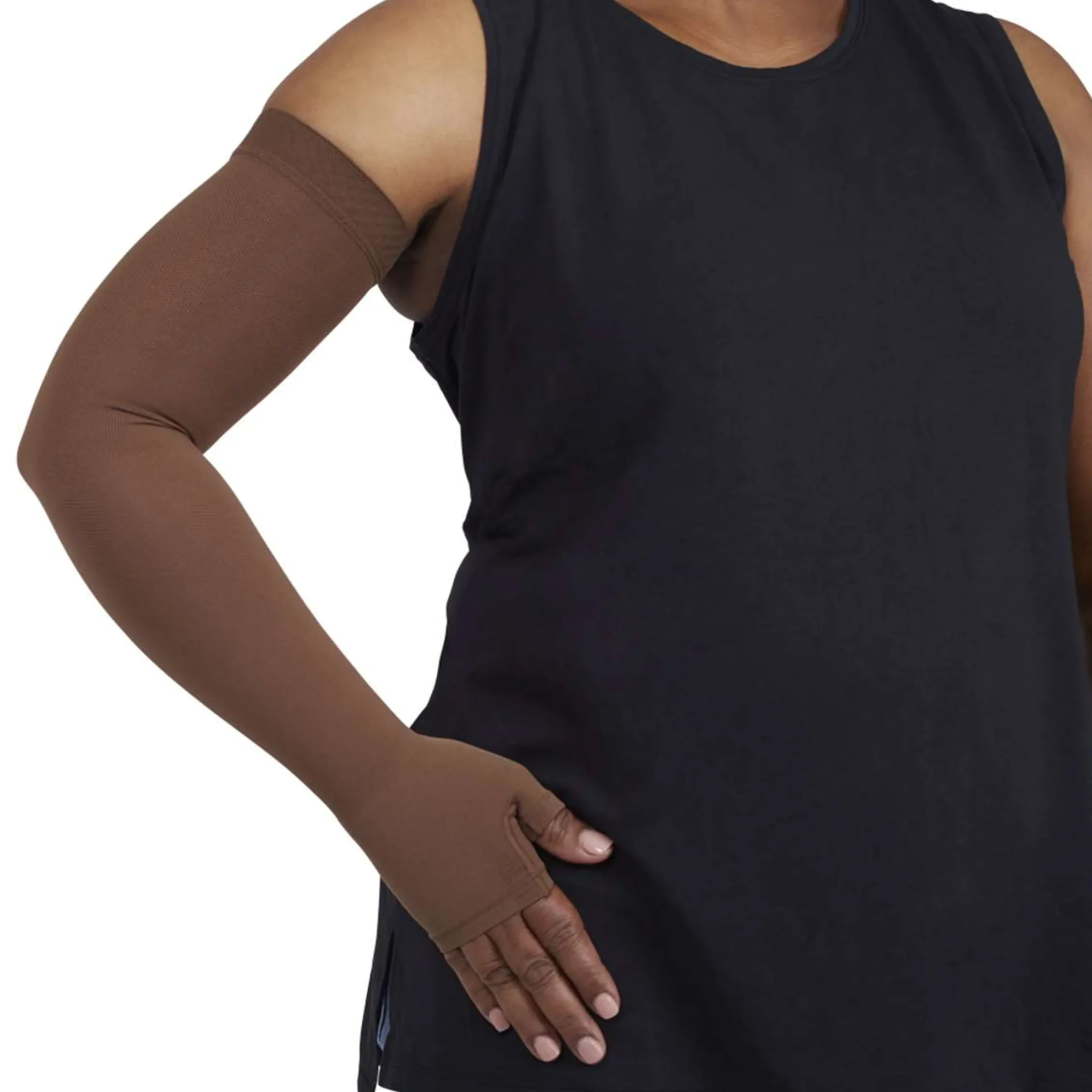 Mediven Harmony Armsleeve 30-40 mmHg w/ Gauntlet and Beaded Silicone Top Band
