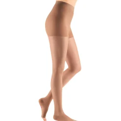 Mediven Sheer & Soft Women's Pantyhose 15-20 mmHg, Open Toe