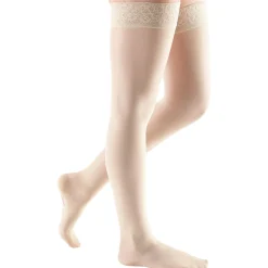 Mediven Sheer & Soft Women's Thigh High 15-20 mmHg w/ Lace Top Band