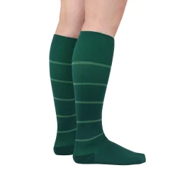 Rejuva® Broad Stripe Knee High, 15-20 mmHg