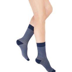 Rejuva® Herringbone Crew Compression Sock
