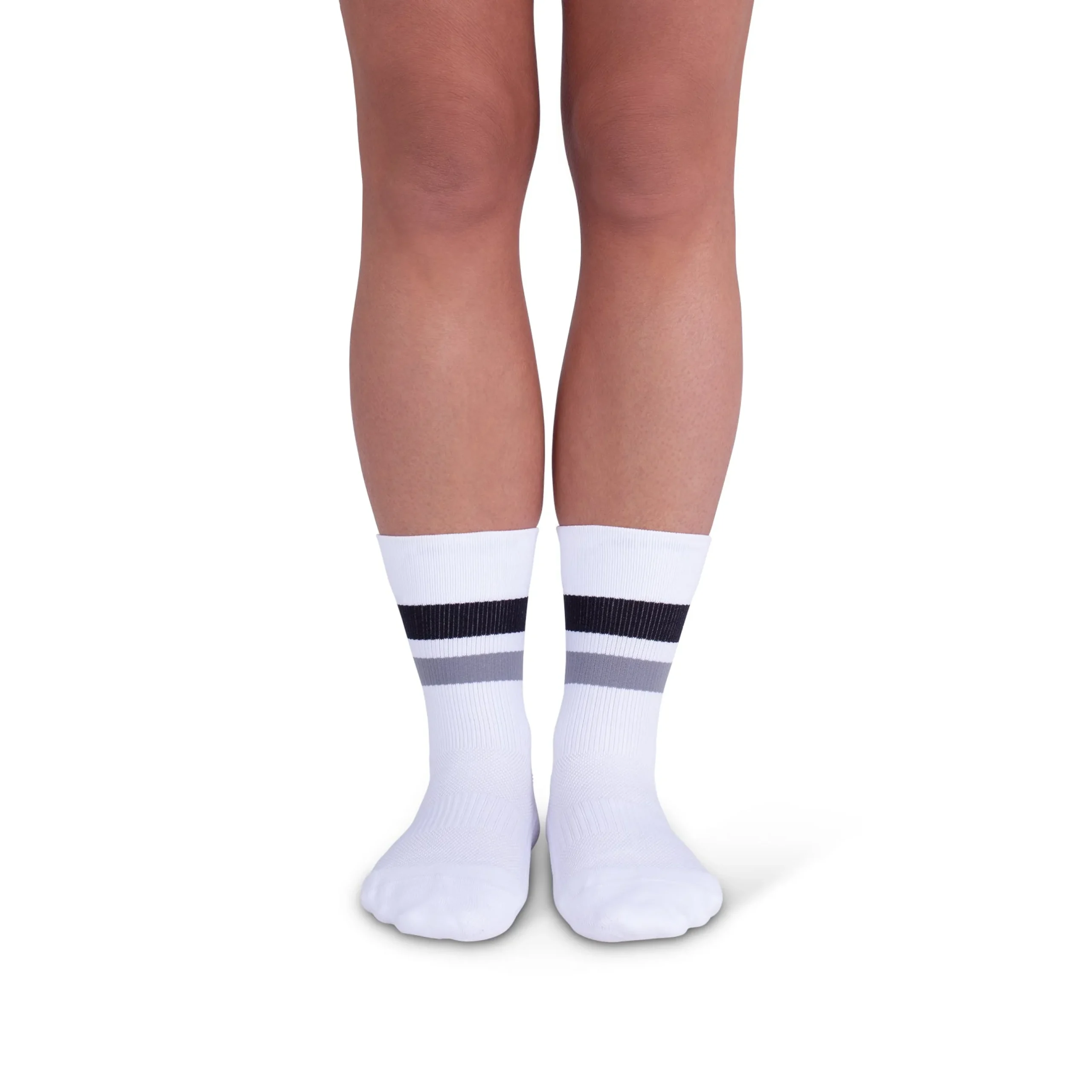 Rejuva® Retro Stripe Crew Compression Sock