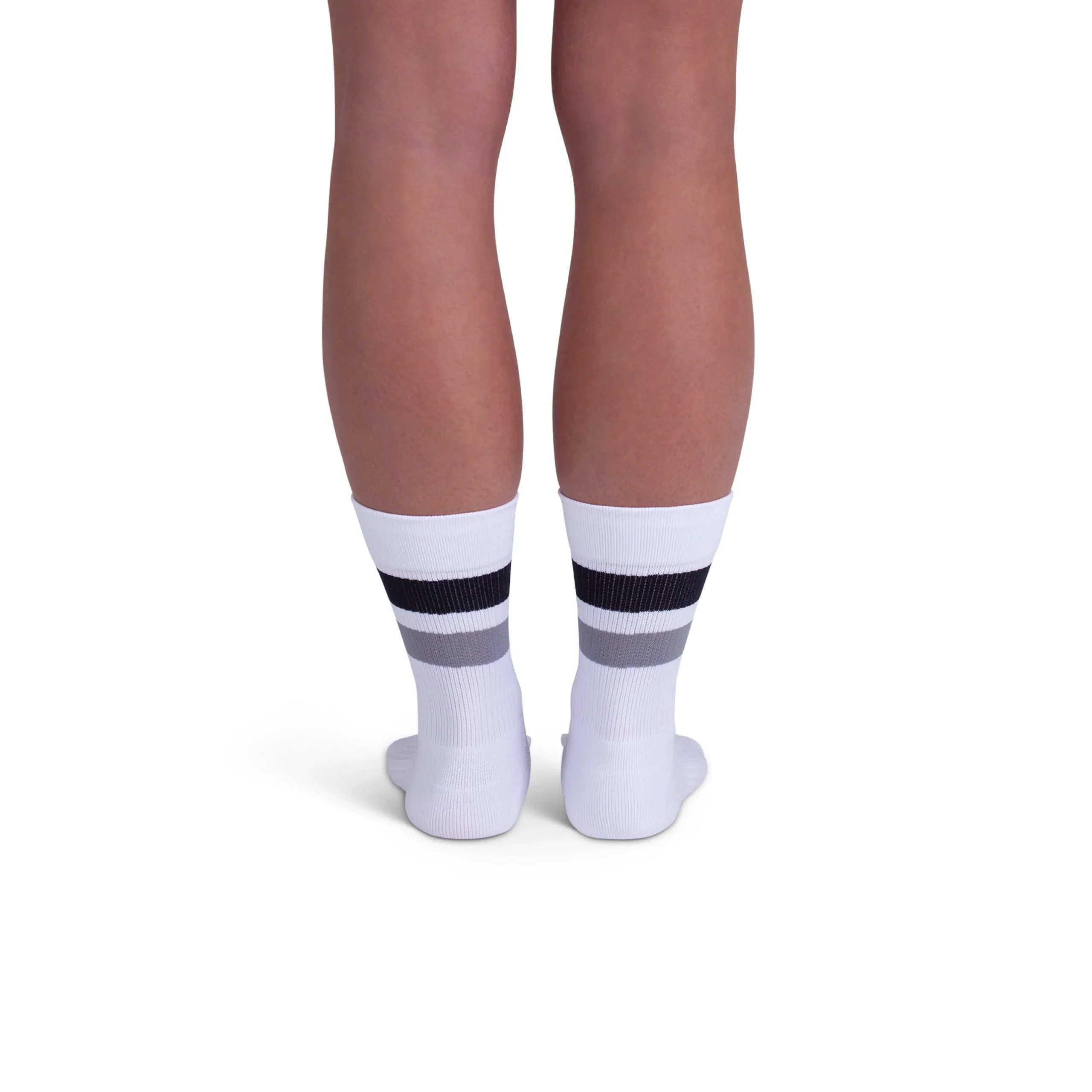 Rejuva® Retro Stripe Crew Compression Sock