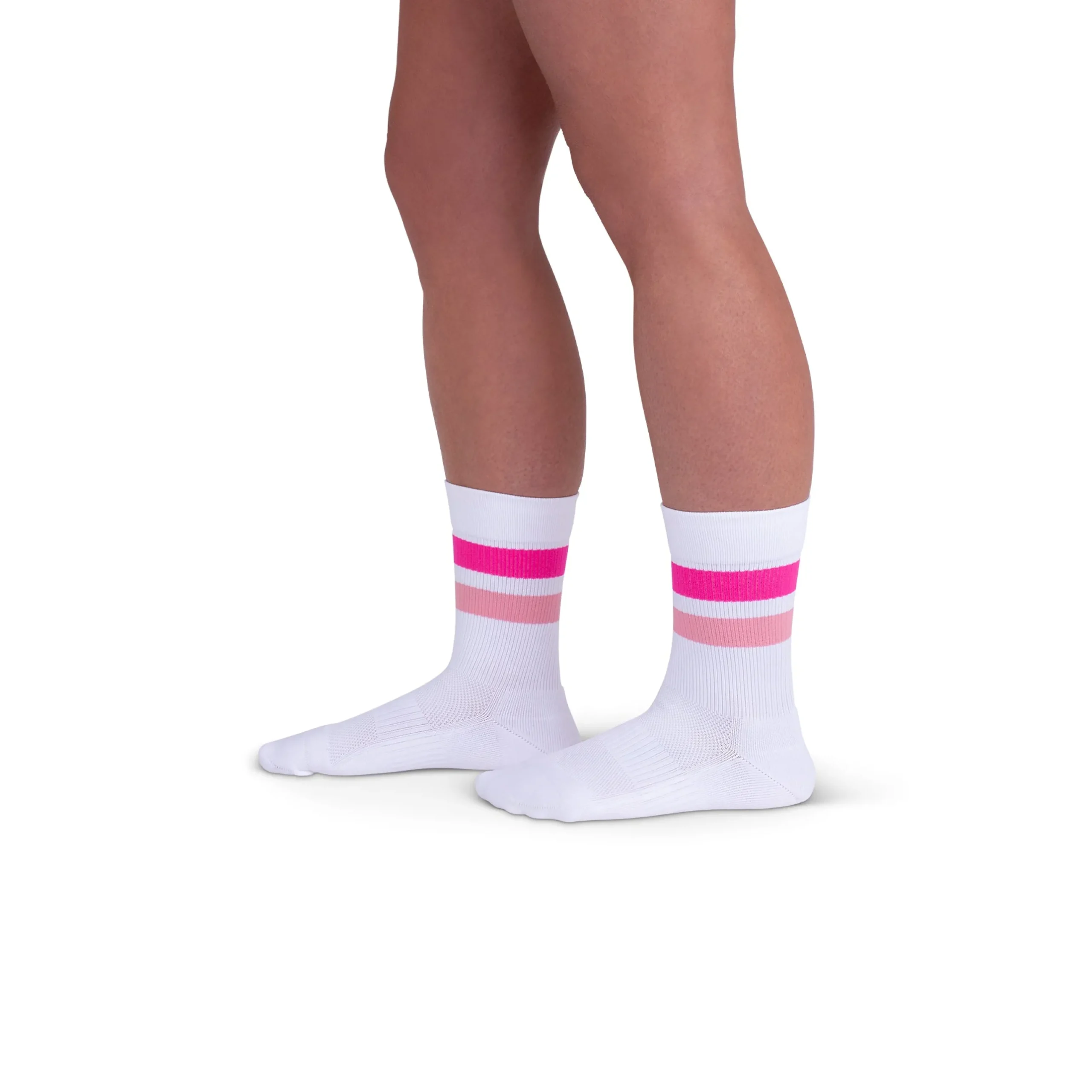 Rejuva® Retro Stripe Crew Compression Sock