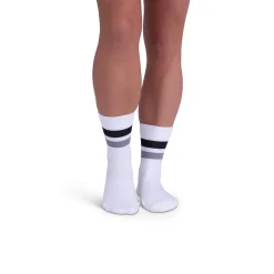 Rejuva® Retro Stripe Crew Compression Sock