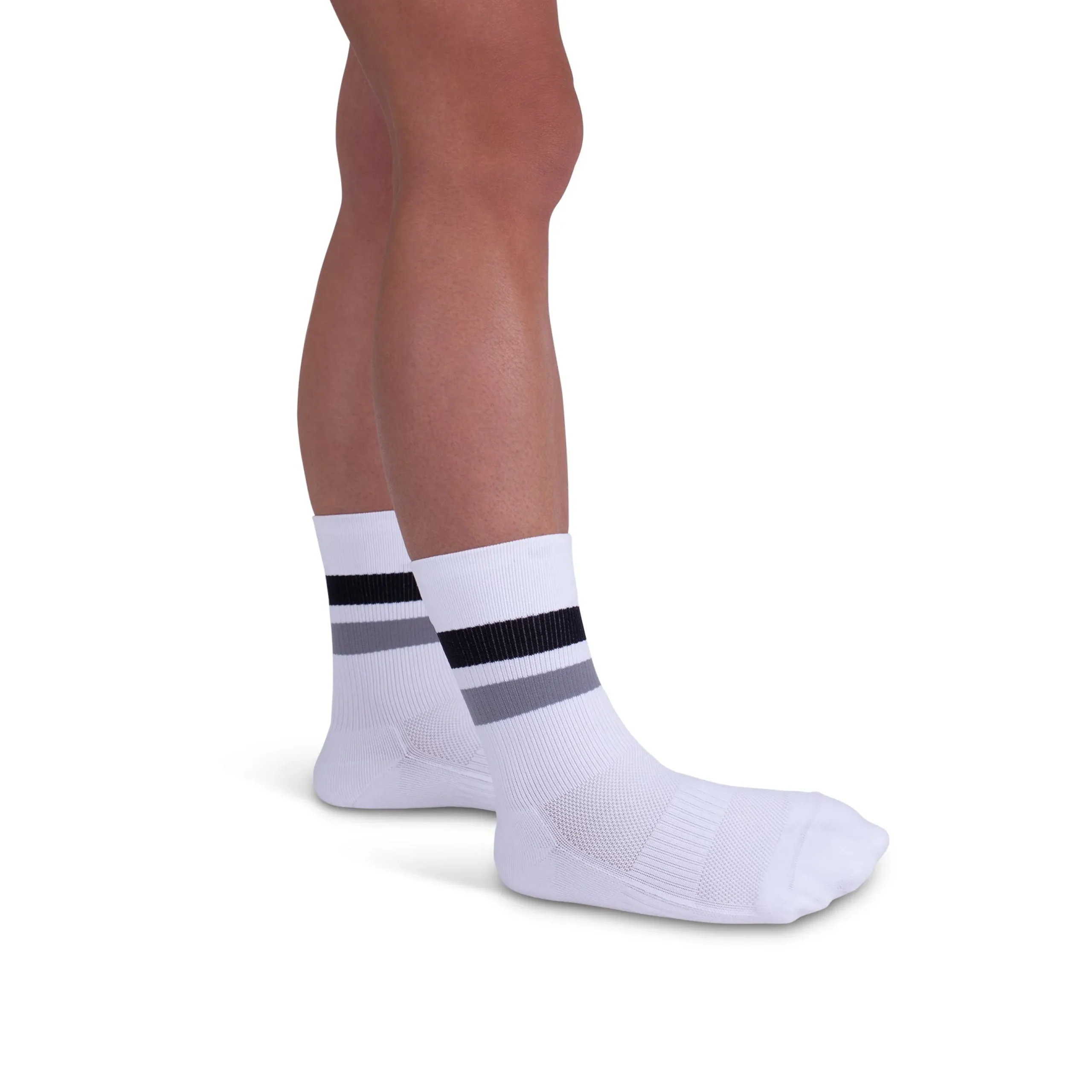 Rejuva® Retro Stripe Crew Compression Sock