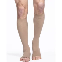 Sigvaris Cotton Knee High 20-30 mmHg, Open Toe