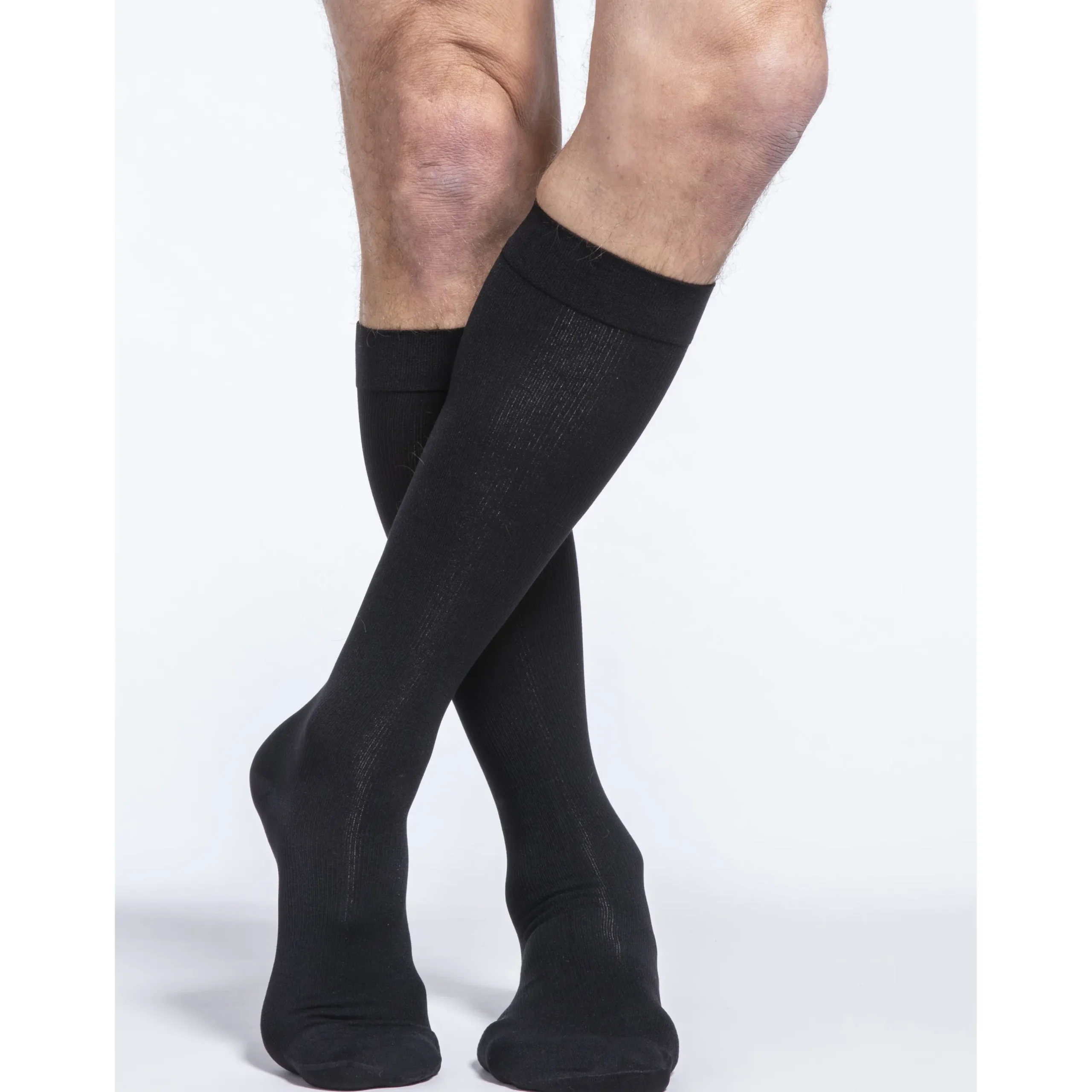 Sigvaris Cotton Women's Knee High 20-30 mmHg w/ Silicone Band Grip Top