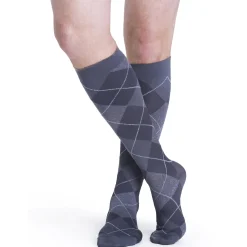 Sigvaris Microfiber Patterns Men's Knee High 20-30 mmHg