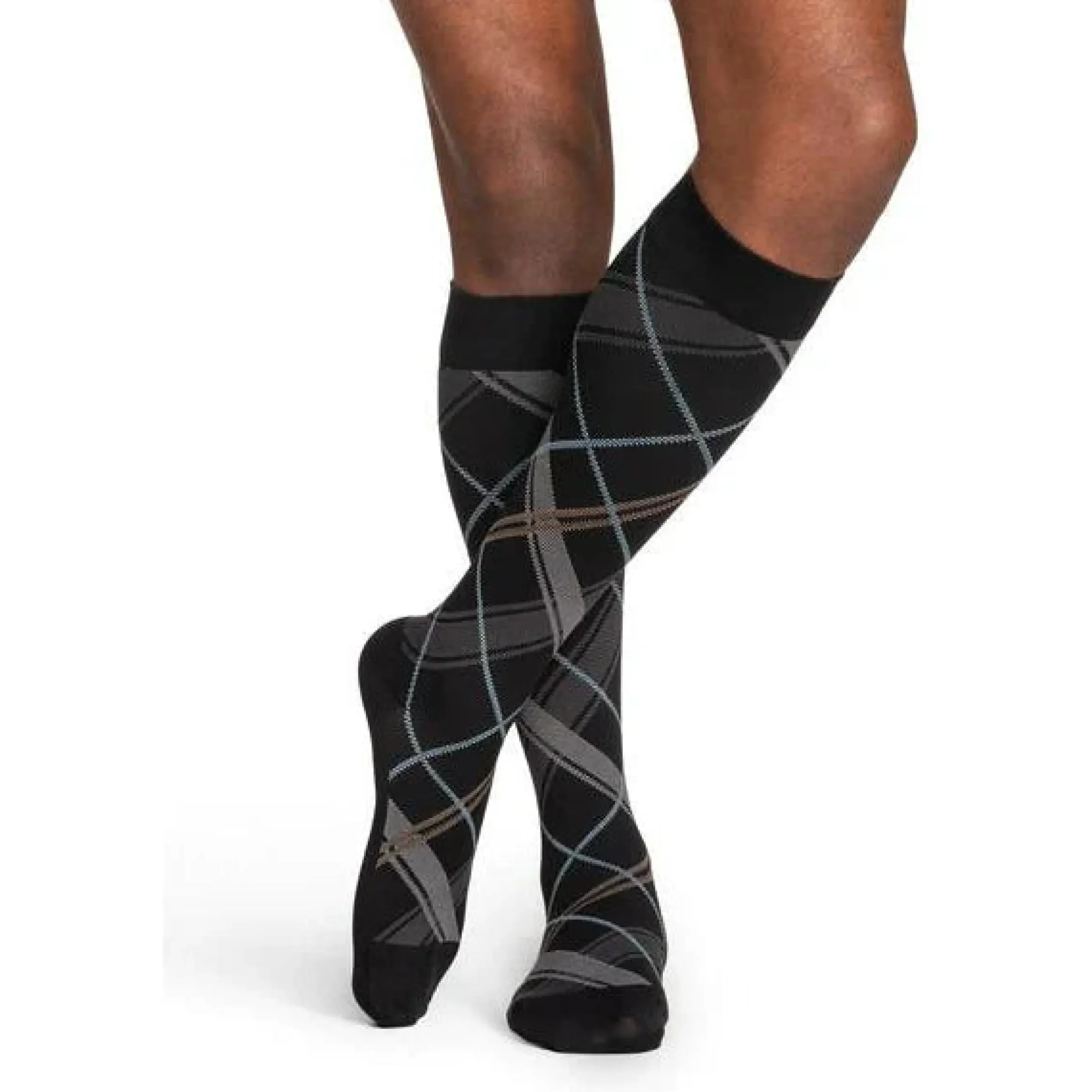 Sigvaris Microfiber Shades Men's Knee High 15-20 mmHg