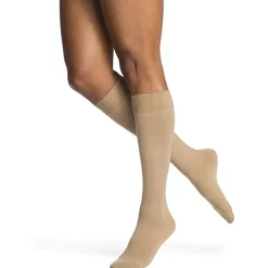Sigvaris Opaque Women's Knee High 20-30 mmHg w/ Silicone Band Grip-Top