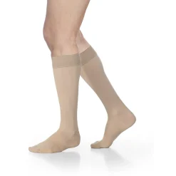 Sigvaris Opaque Women's Knee High 30-40 mmHg w/ Silicone Band Grip-Top