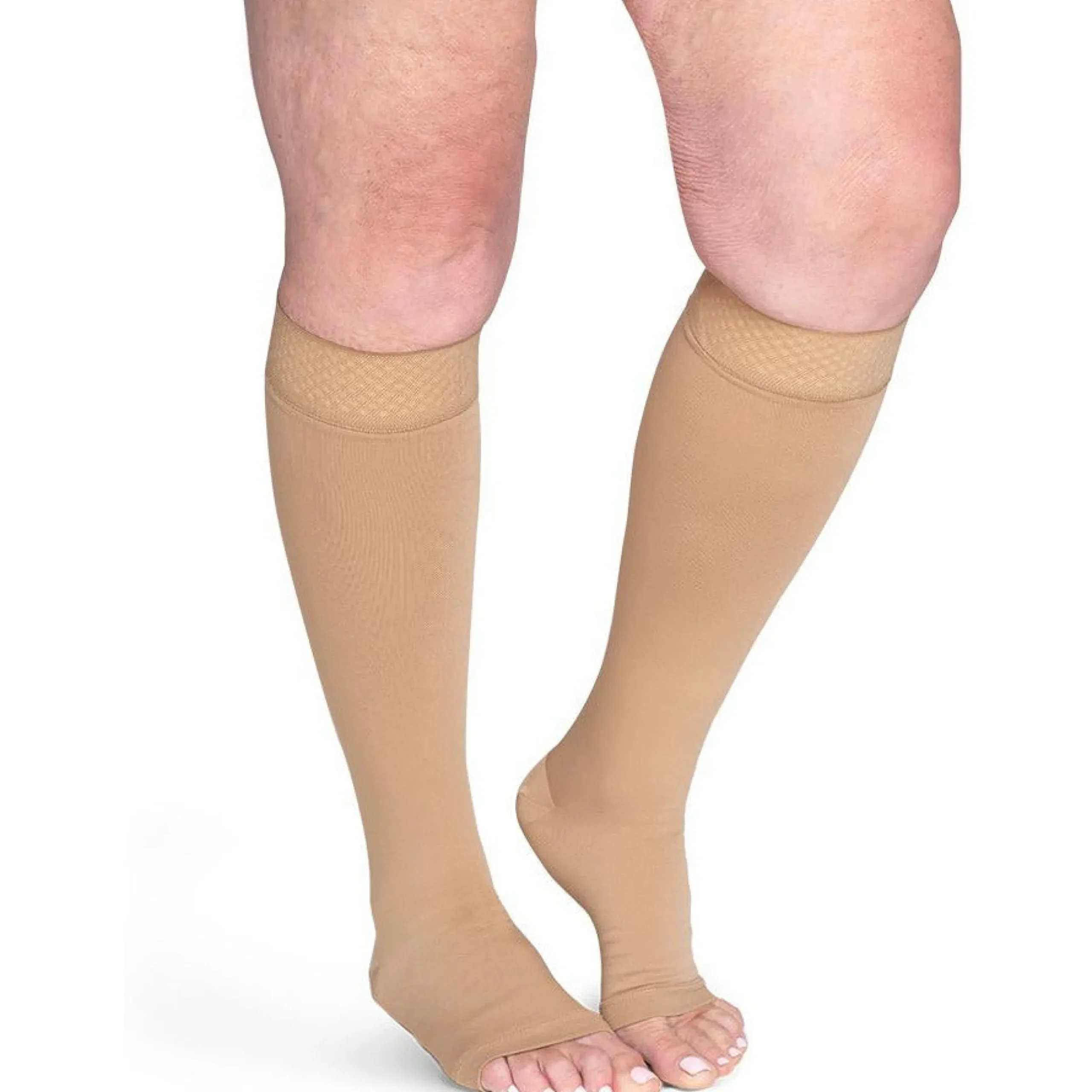 Sigvaris Secure Knee High 30-40 mmHg, Open Toe
