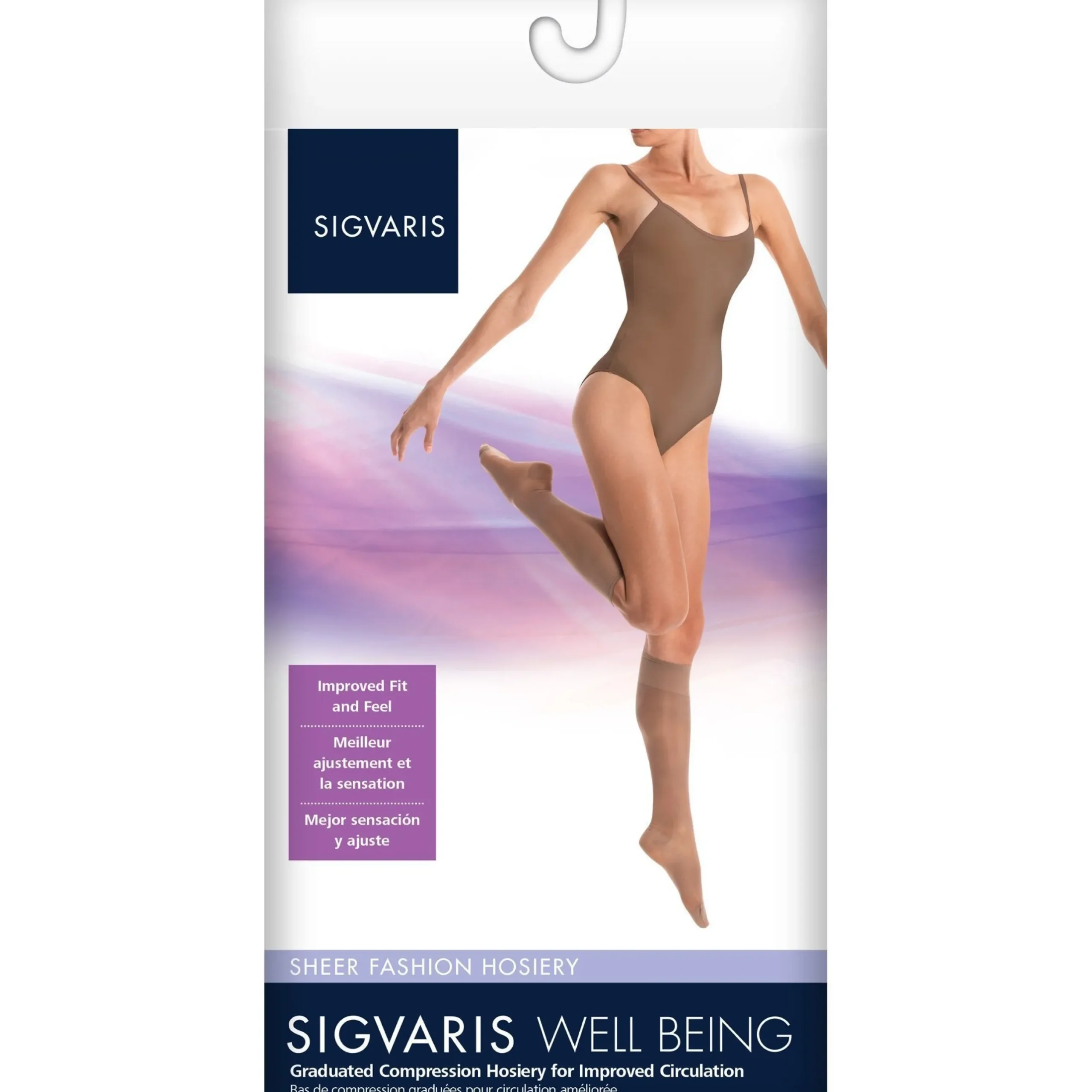 Sigvaris Sheer Fashion Women's Knee High 15-20 mmHg