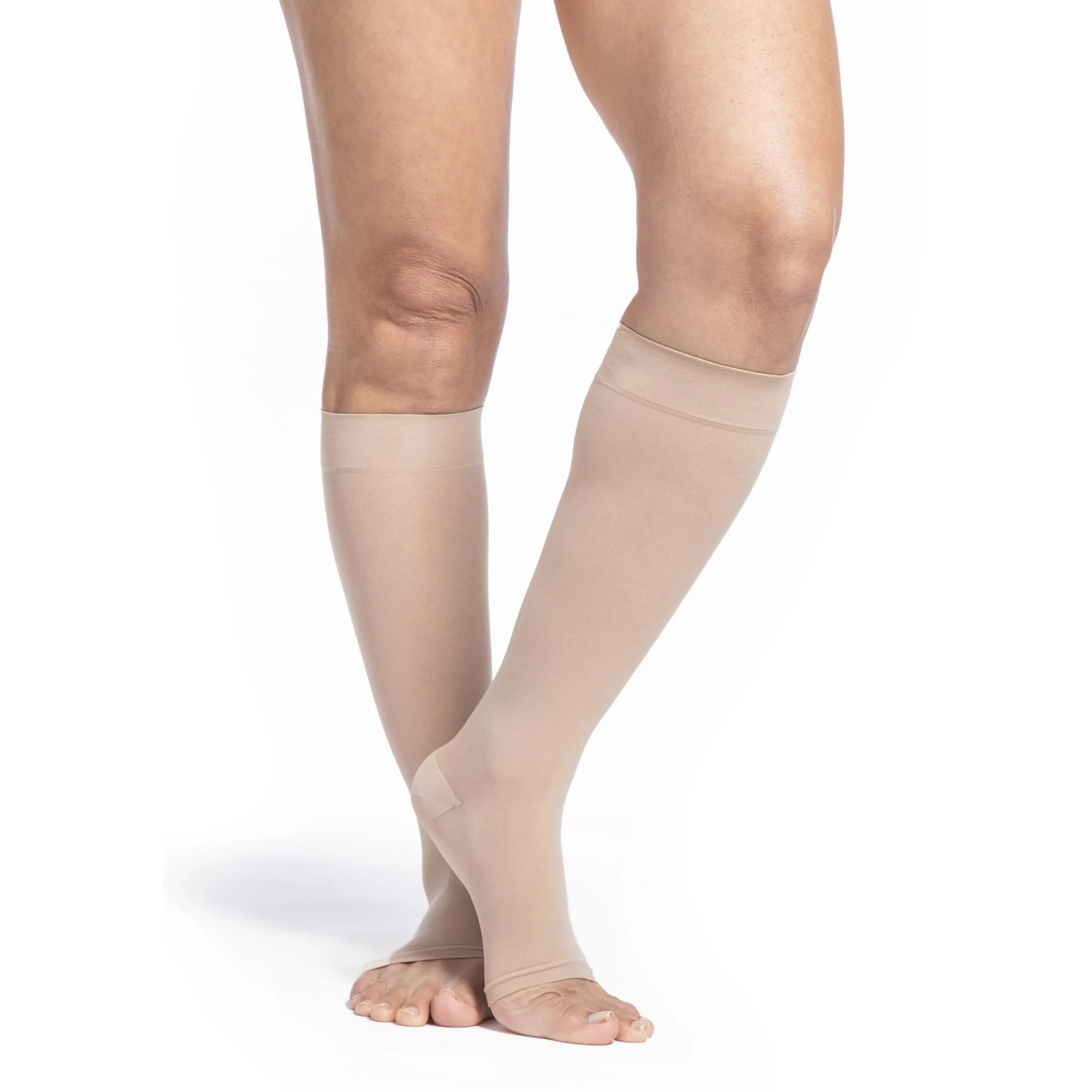 Sigvaris Sheer Women's Knee High 20-30 mmHg, Open Toe