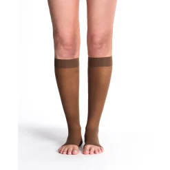 Sigvaris Sheer Women's Knee High 15-20 mmHg, Open Toe
