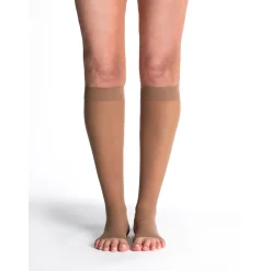 Sigvaris Sheer Women's Knee High 30-40 mmHg, Open Toe