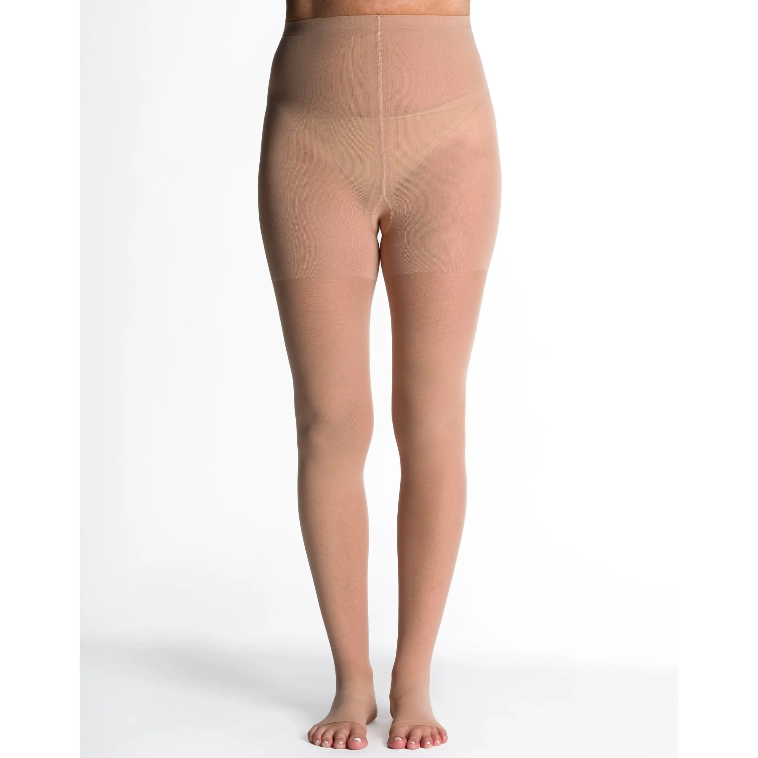 Sigvaris Sheer Women's Pantyhose 20-30 mmHg, Open Toe