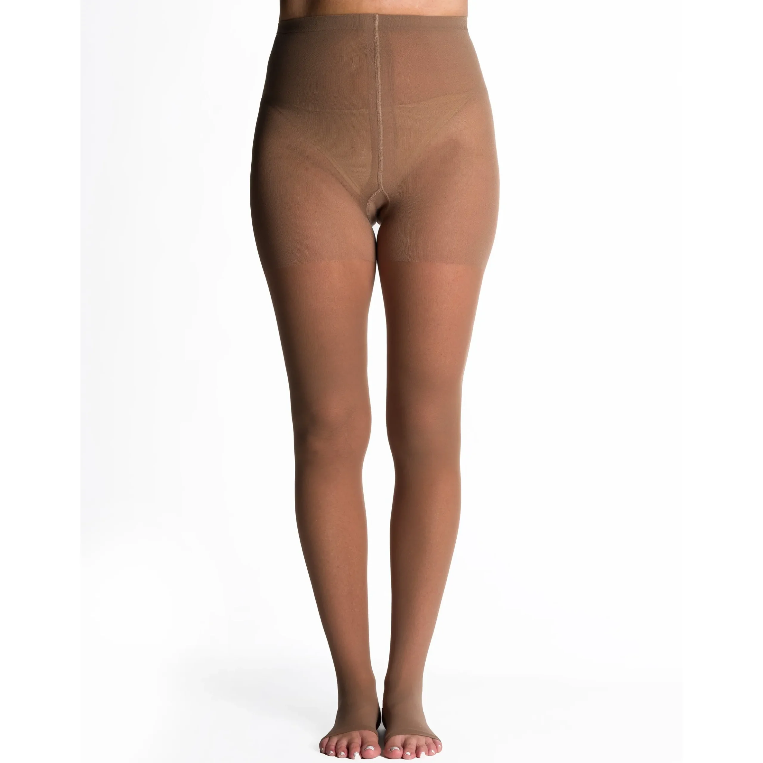 Sigvaris Sheer Women's Pantyhose 30-40 mmHg, Open Toe