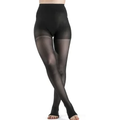 Sigvaris Sheer Women's Pantyhose 30-40 mmHg, Open Toe