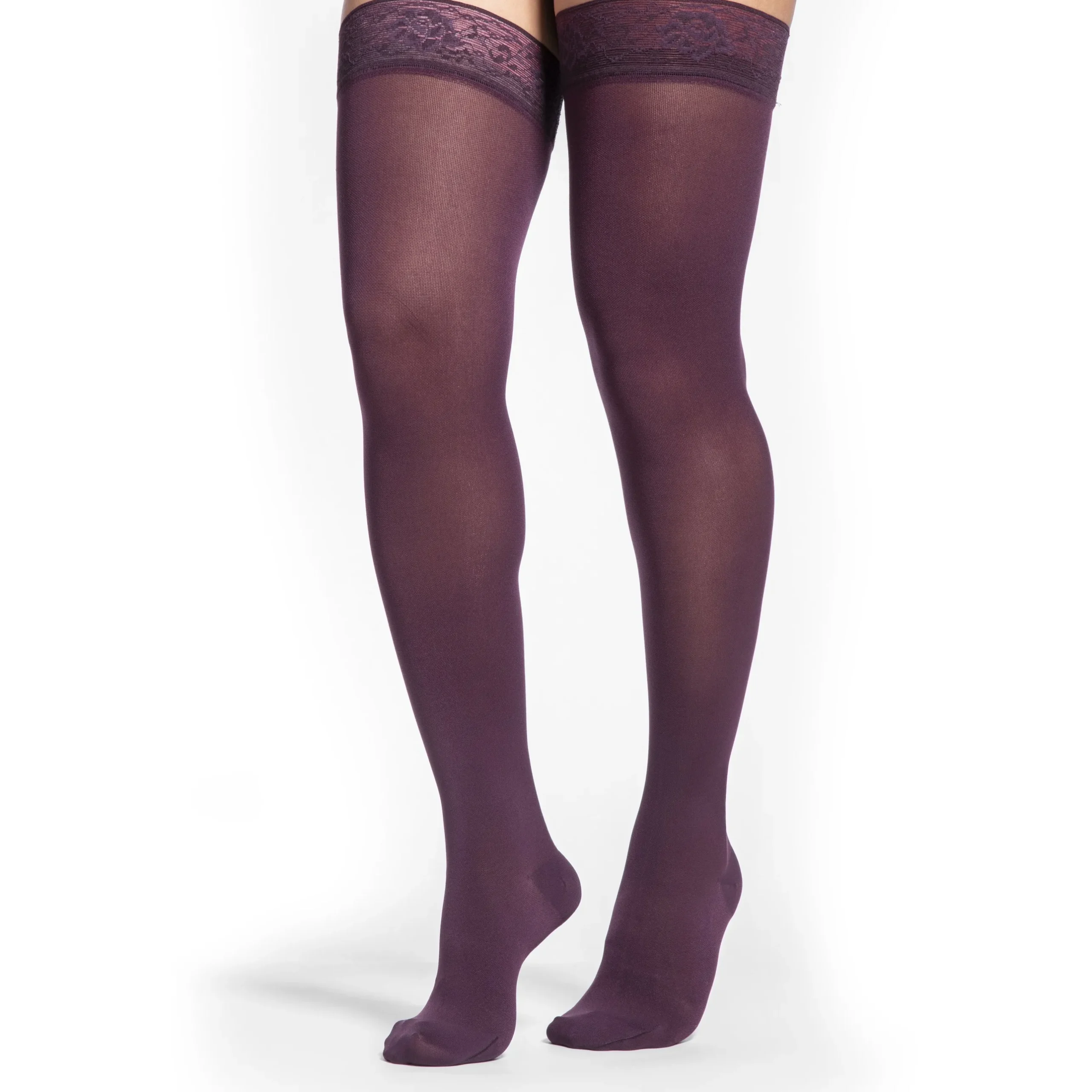 Sigvaris Soft Opaque Women's Thigh High 20-30 mmHg