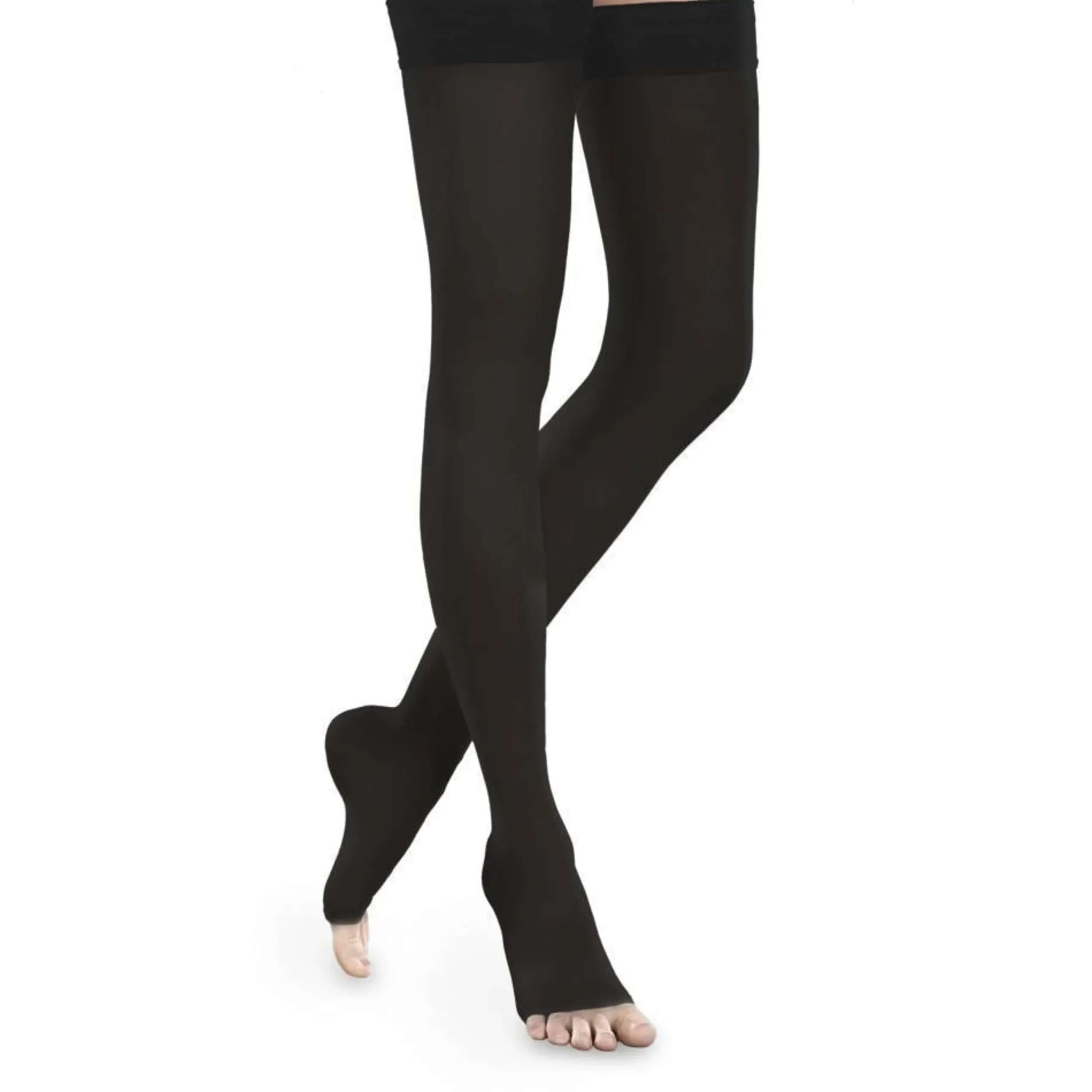Therafirm® Sheer Ease Women's Thigh High 20-30 mmHg, Open Toe