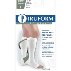 TRUFORM® Anti-Embolism Knee High 18 mmHg, Open Toe