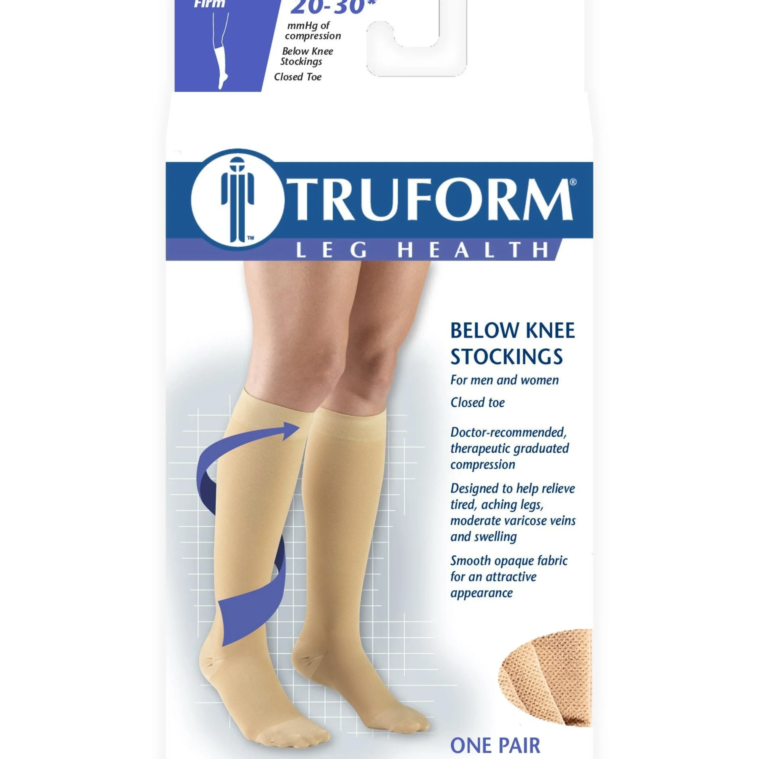 TRUFORM® Knee High 20-30 mmHg