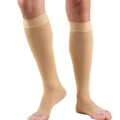 TRUFORM® Knee High 20-30 mmHg w/Silicone Dot, Open Toe