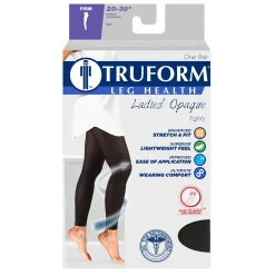 TRUFORM® Ladies Opaque Tights 20-30 mmHg