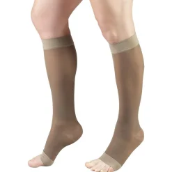 TRUFORM® Lites Women's Knee High 15-20 mmHg, Open Toe