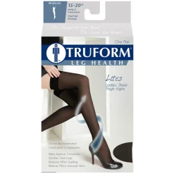 TRUFORM® Lites Women's Thigh High 15-20 mmHg