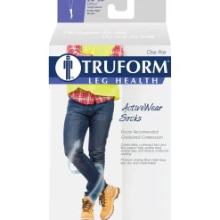 TRUFORM® Men's Casual Knee High 20-30 mmHg