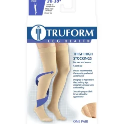TRUFORM® Thigh High 20-30 mmHg w/ Silicone Dot Top