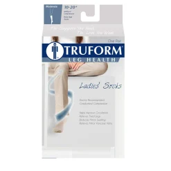 TRUFORM® Women's Cushion Knee High 15-20 mmHg